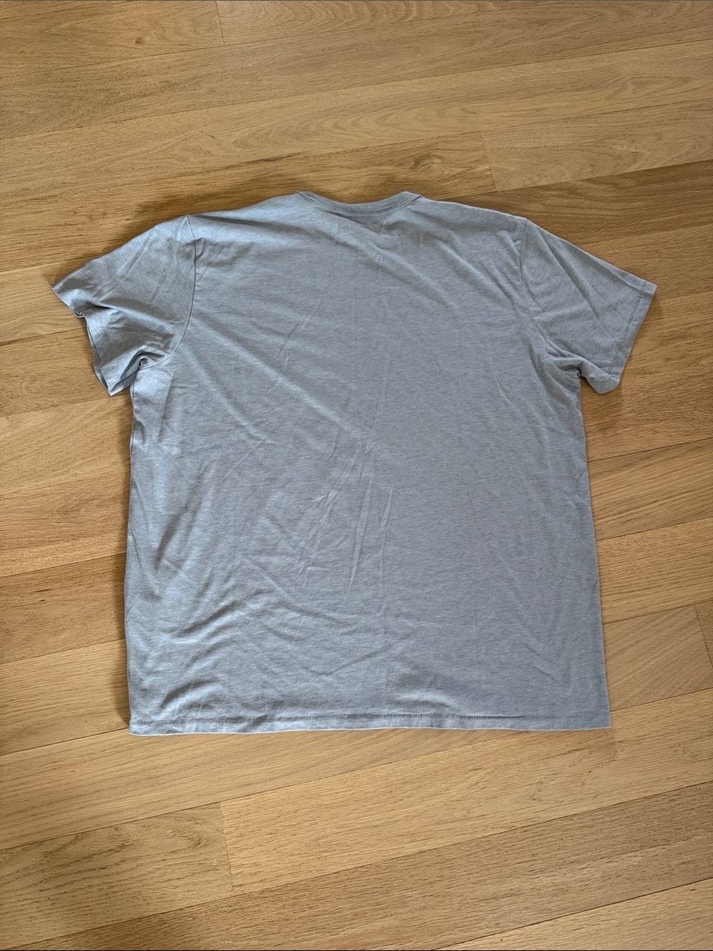 Men's Light Gray Short-Sleeve Crewneck T-Shirt Sz XL - Picture 8 of 11